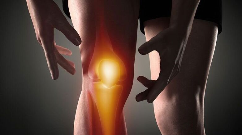 Нарушенията на метаболитните процеси в структурите на ставата могат да провокират болка в коляното