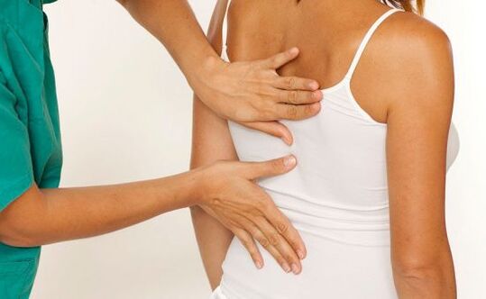преглед от лекар за остеохондроза на гръдния кош